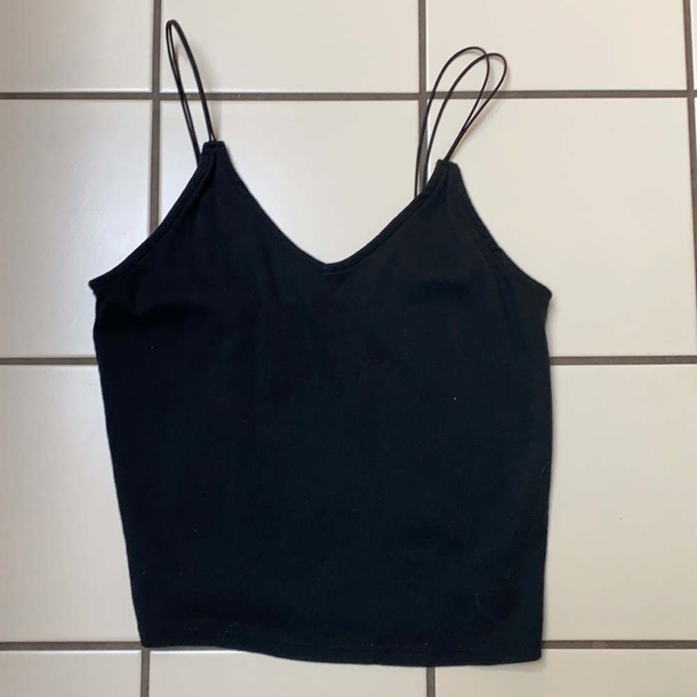 Black crop top
